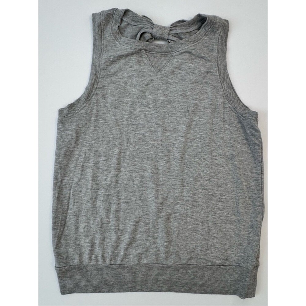 Kate Spade & Beyond Yoga Gray Sleeveless Knit Tank with Bow
